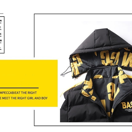 Winter Cotton-padded Men's Thickened Coat Jacket