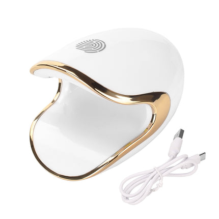 Enkelvinger 6W Huishoudelike Draagbare Nie Swart Hand LED Klein Mini Fototerapie Masjien Warm Lamp