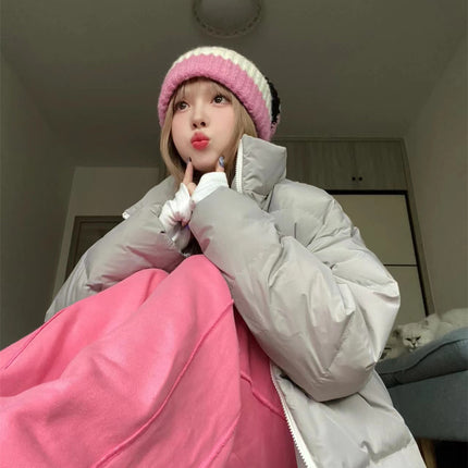 Niche XINGX Printed Puffer Jacket Coat Women