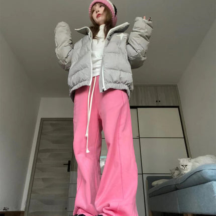 Niche XINGX Printed Puffer Jacket Coat Women