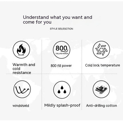 Cotton-padded Middle-aged Business Leisure Warm Single-breasted Lapel Simple Loose Jacket