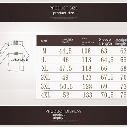 Korean Style Stand-up Collar Cotton-padded Coat Thickened Keep Warm And Handsome Cotton-padded Jacket