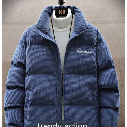 Waffle Coat Winter Warm And Trendy Cotton Coat