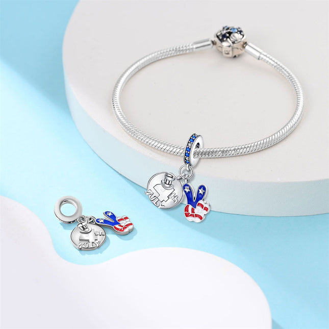 American Style Silver Plated DIY Bracelet Bead