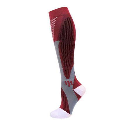 Nylon Men's And Women's Sports Muscle Strength Outdoor Football Compression Socks