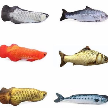 Creative Catnip Fish Pet Plush Toy Fish Cat Pillow
