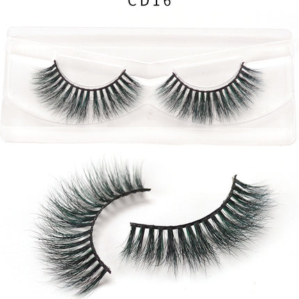 3D color mink false eyelashes