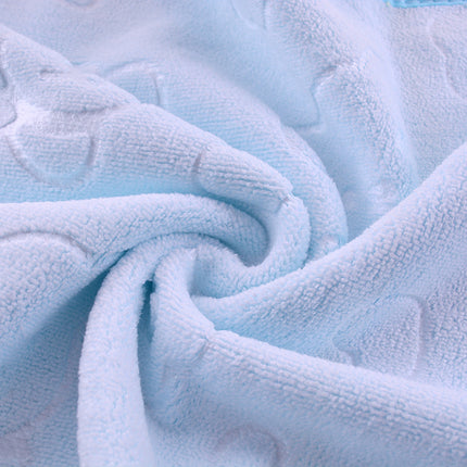 Omboorde, reliëf-mikroveselhanddoek