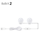 White 2 lights / USB
