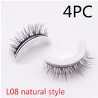L08 natuurlike styl / Kristalboks / 4 STKS