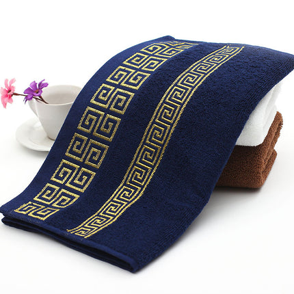 Mans se Minimalistiese Donker Handdoek Geskenkboksstel