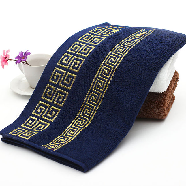 Mans se Minimalistiese Donker Handdoek Geskenkboksstel