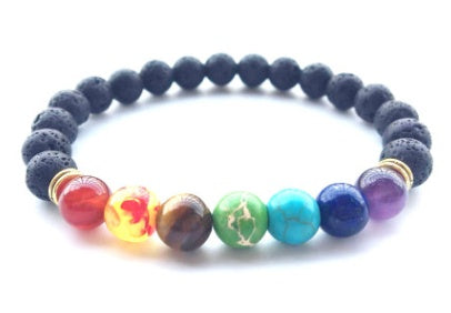 Heelal Sterrestelsel Agt Planete Sonnestelsel Voogster Natuursteen Krale Armband
