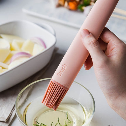 BBQ Basting Brush Baking Cake Bread Pastry Oil Saucer Honey Butter Brushes Barbecue Household Kitchen Tools Bakeware 1pcs