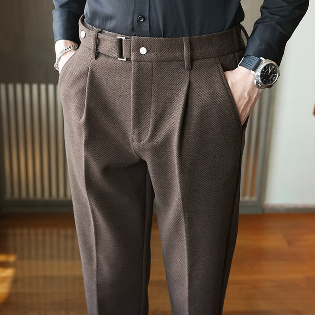 Suit Pants New Men's Thickened Casual Suit Pants