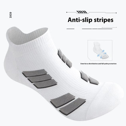 Men's Sports Socks Thick Towel Bottom Shock Absorption Non-slip Anti-sweat