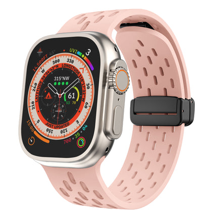 Maas Magnetiese Gesp Silikoonband Iwatch-band