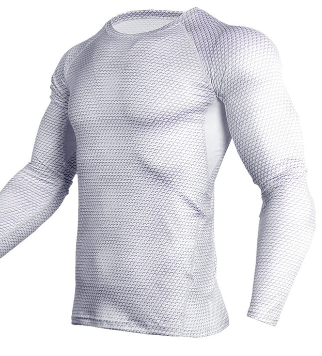 Men Gym Running Shirt Quick Dry Breathable Fitness Sport Shirt