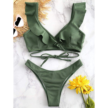 Women's swimwear with adjustable strap