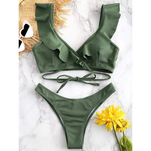 Women's swimwear with adjustable strap
