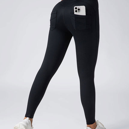 4 Pack Workout Leggings For Women With Pockets,High Waisted Tummy Control Yoga Pants For Workout Running