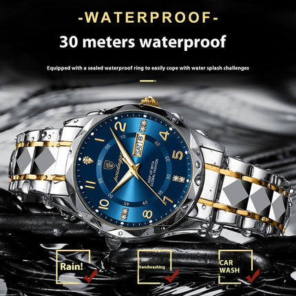 Men's Luxury Waterproof Luminous Quartz Watch
