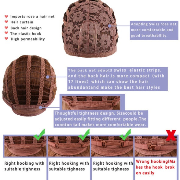 Fashion realistic high temperature silk micro curls