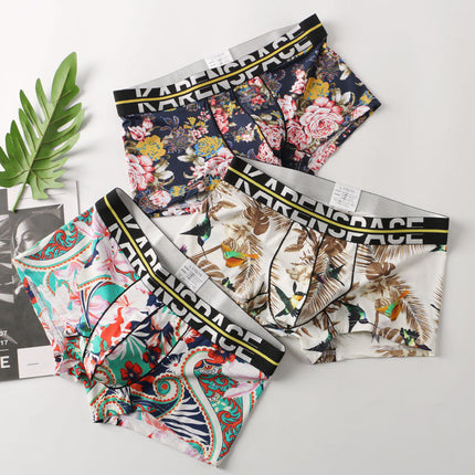Soft And Comfortable Cotton Men's Patterned Underwear