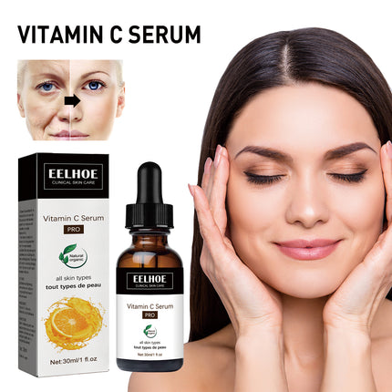 EELHOE Vitamien C-serum vir die vermindering van die voorkoms van fyn lyntjies, verstewiging en bevogtiging van die vel vir 'n jeugdiger gelaatskleur
