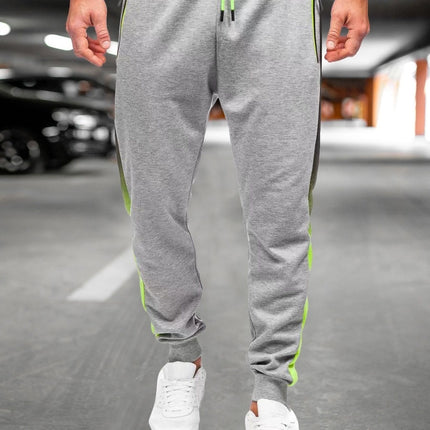 Gradient Color Sports Men Casual Running Trousers
