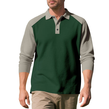 Golf Lapel Long-sleeved T-shirt Bottoming Shirt
