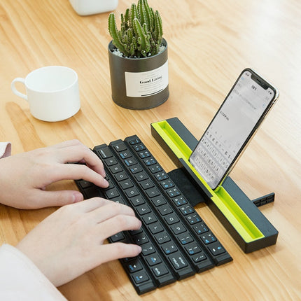 Outdoor Office Portable Folding Wireless Reel Keyboard
