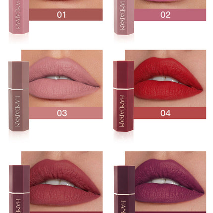 Matte Matte Waterproof Six Lipstick Gift Box Set