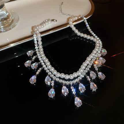 Diamantblom Kwassie-ketting Ligte Luukse Hoëgraadse Truiketting