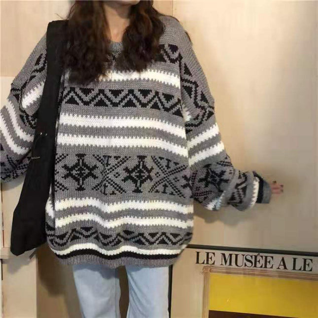 Long sleeve Korean version loose cover head