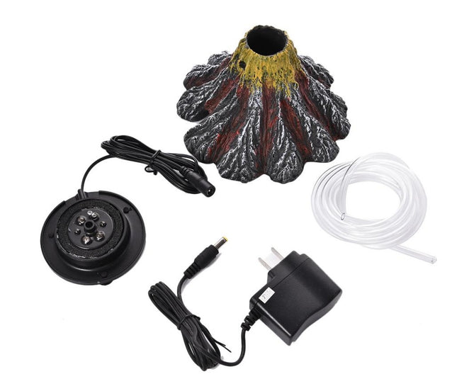 Fish Tank Creative Ornament Volcano Package