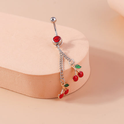 Kersie Naeltjie Piercing Spotprent Persoonlikheid Oulik En Elegant