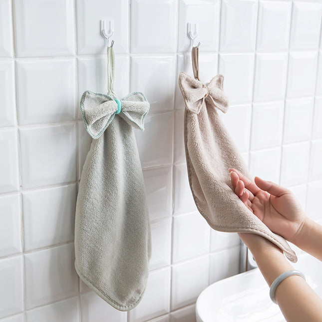 Tuis dik koraalvlies hanggesigdoek E462 lap skottelgoedlap kombuis absorberende handdoek