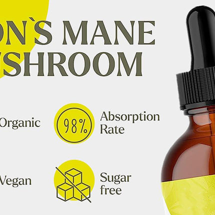 Lion Mane Mushroom Drops