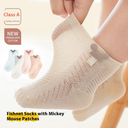 Short Summer Thin Breathable Mesh Baby Socks