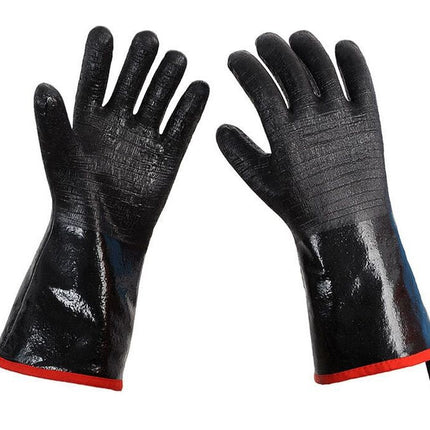 Heavy Duty Neoprene Glue Flame Retardant Heat Insulation Oilproof And Heatproof Gloves