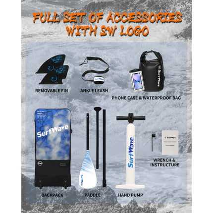 Inflatable Stand- UP Paddle Board Unavailable Platforms / Thick Board Carry Bag & Fast Pumping.