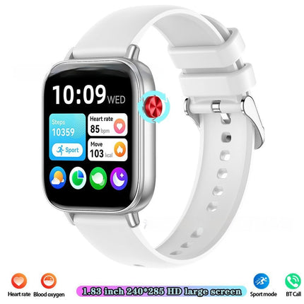 Slimhorlosie Mobiele Stappenteller Hartslagmonitering Bluetooth-oproepe 169 Raakskerm Slimarmband