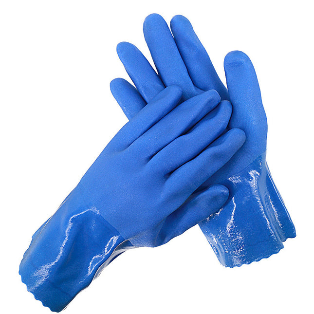 Extended Rubber Gloves With Plush Lining