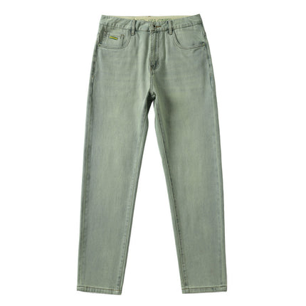 Casual Stretch Nostalgic Micro Ha Pencil Pants Youth Jeans Men