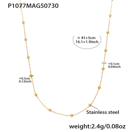 Ferris Wheel Stainless Steel DIY Zircon Necklace Fashionable All-Match Personalized