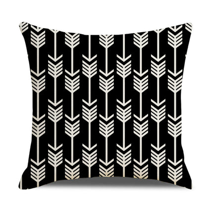 Oorgrens-kussingsloop Eenvoudige Geometrie Warmverkope Linne Kussingsloop Sofa Kussing Huishoudelike Items