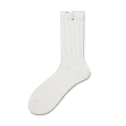 Men's Cotton Solid Letter Extra Thick Socks
