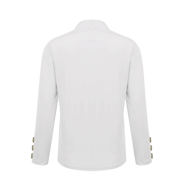 Plus Size Women's Solid Color Long Sleeve Blazer - Button Cuff Sport Coat Comfortable For Work & Casual Wear