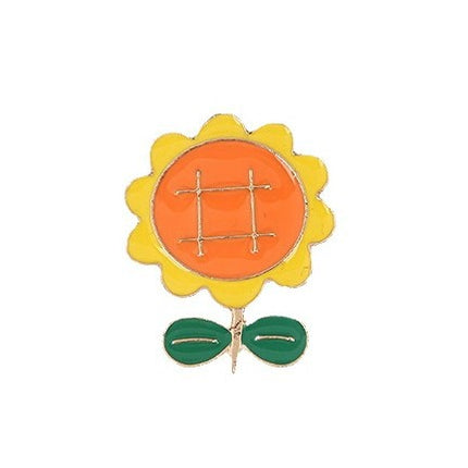 Cute Sun Flower Badge Sunflower Personality Trendy Student Brooch